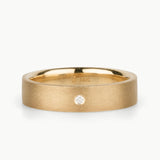 Yosemite Flat Wide Band with Diamond