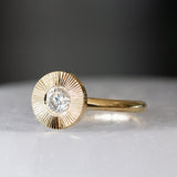 .45ct Round Aurora Engagement Ring - Old European Cut Diamond in Yellow Gold
