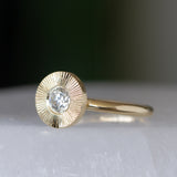 .45ct Round Aurora Engagement Ring - Old European Cut Diamond in Yellow Gold