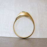 .62ct Bedford Engagement Ring - Light Blue Montana Sapphire in 14k Yellow Gold