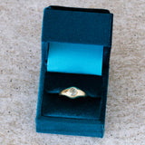 .62ct Bedford Engagement Ring - Light Blue Montana Sapphire in 14k Yellow Gold