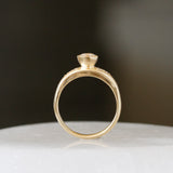 .43ct Cosima Engagement Ring - Old European Cut Diamond with Canadian Diamond Accents in 14k Yellow Gold