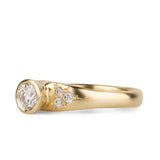 .43ct Cosima Engagement Ring - Old European Cut Diamond with Canadian Diamond Accents in 14k Yellow Gold