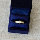 .40ct Sierra Engagement Ring - Old European Cut Diamond with Canadian Diamond Accents in 14k Yellow Gold