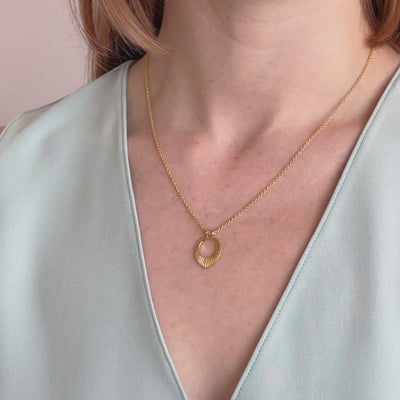 Vermeil Small Helios Necklace