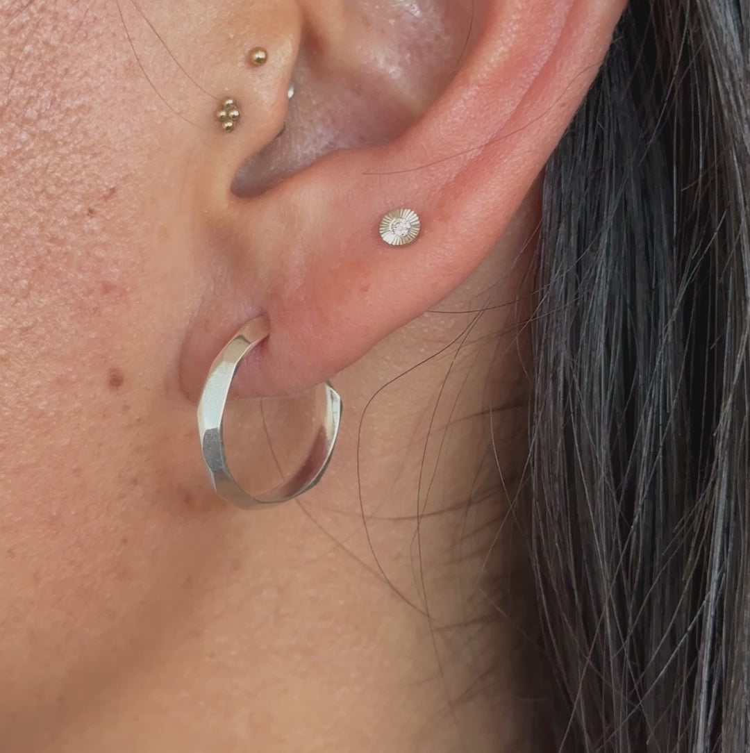 Small Denali Hoop Earrings