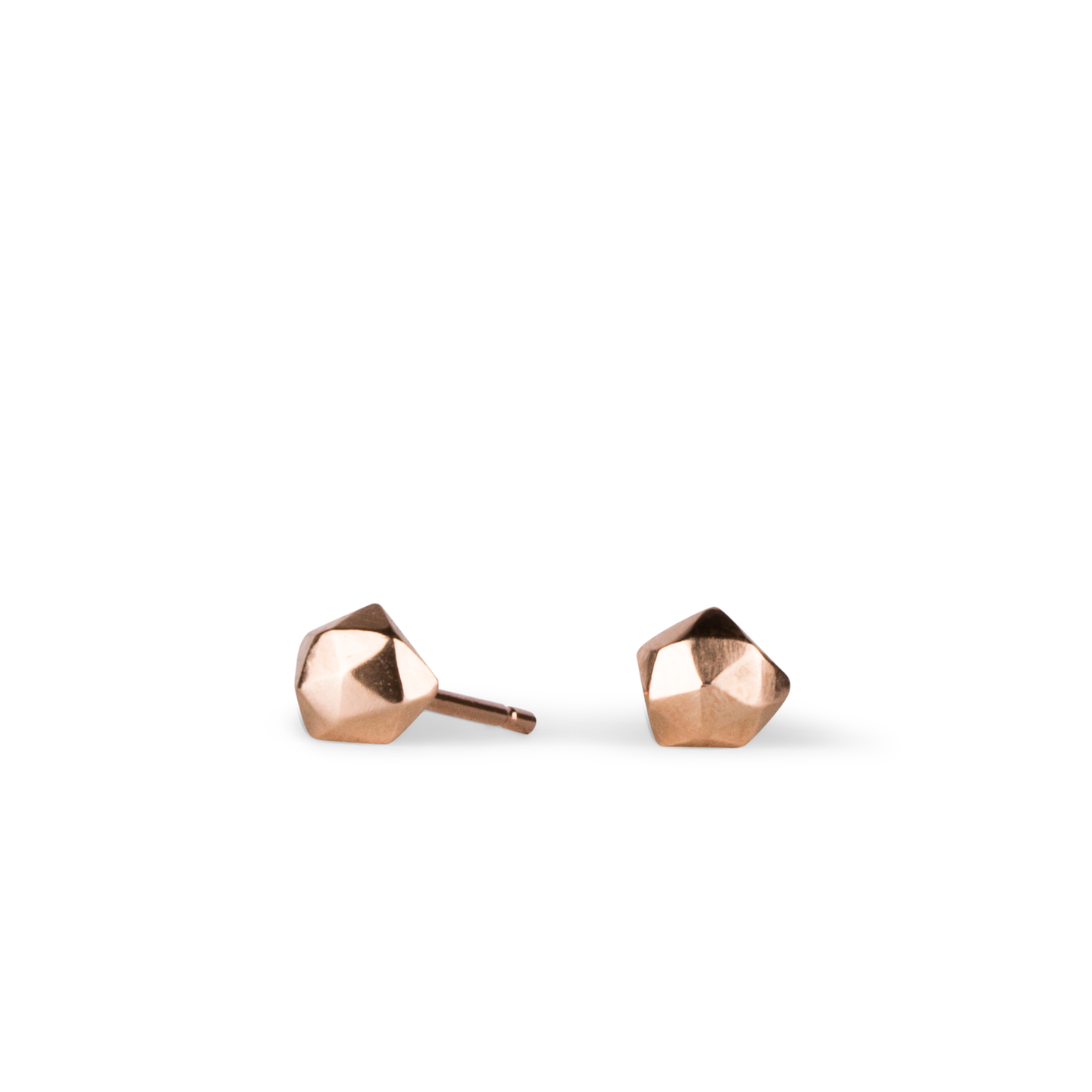 Rose Gold Micro Fragment Stud Earrings by Corey Egan alternate view