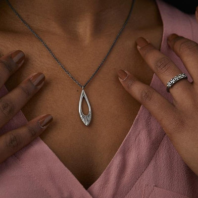 Flux Necklace and Starlight Ring by Corey Egan