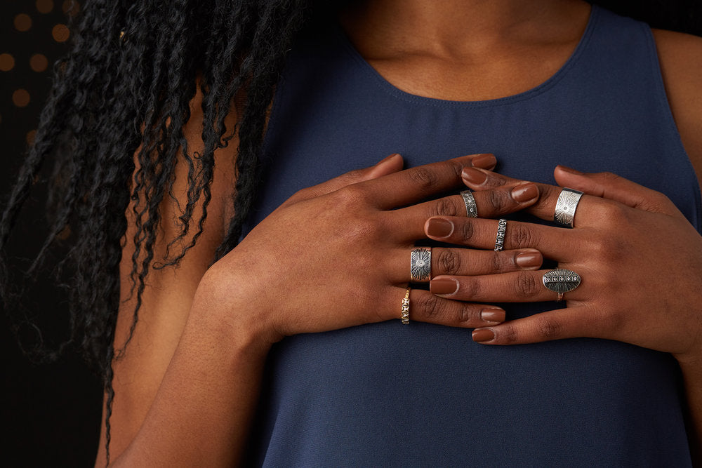Lumens Collection Rings by Corey Egan