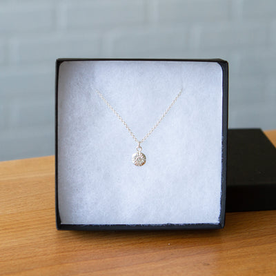 Small Lucia Diamond Necklace in a gift box by Corey Egan