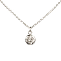 Small Lucia Diamond Necklace on a white background by Corey Egan