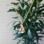 Vermeil Crystal Fragment Necklace 