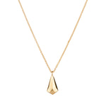 Vermeil faceted Crystal Fragment Necklace 