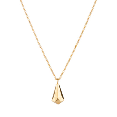 Vermeil faceted Crystal Fragment Necklace 