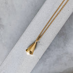 Vermeil faceted Crystal Fragment Necklace 