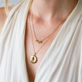 Add On - Small Aurora Birthstone Pendant in Yellow Gold