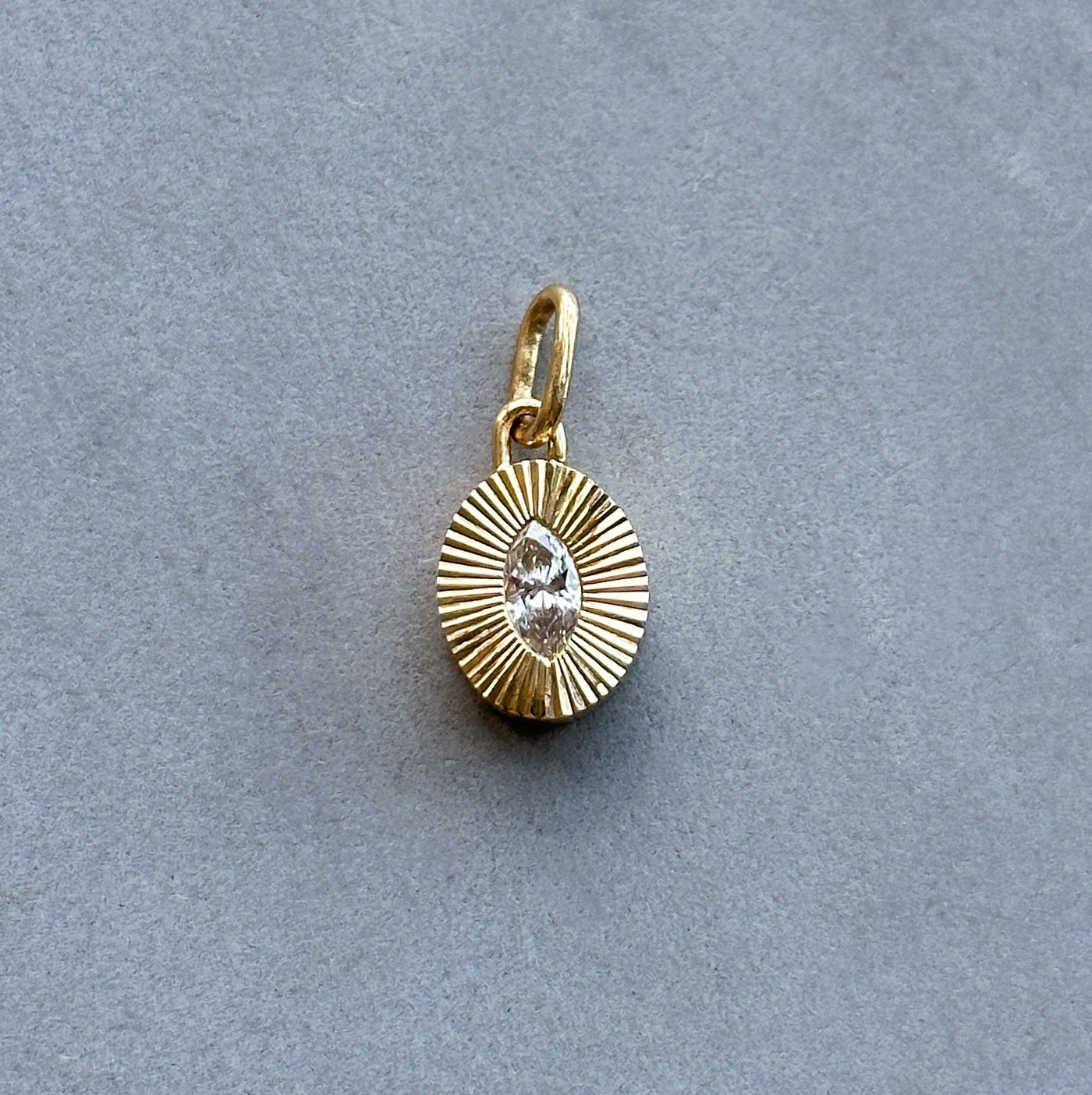 Marquise Diamond Small Aurora Pendant