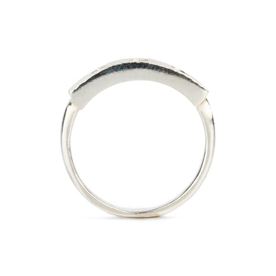 Nova Silver and Diamond Ring by Corey Egan