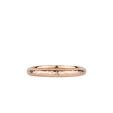 Blue Ridge hammered half round band on a white background by Corey Egan