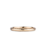 2mm wide Blue Ridge hammered half round band by Corey Egan