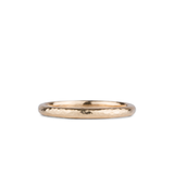 2mm wide Blue Ridge hammered half round band by Corey Egan