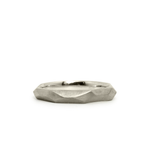 14k White Gold Denali Band by Corey Egan