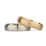 Diablo Half Round 5mm wide Brushed Bands by Corey Egan