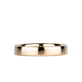 4mm 14k Yellow Gold Flat Polished Muir Band by Corey Egan