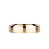 5mm 14k Yellow Gold Flat Polished Muir Band by Corey Egan