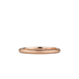 2mm Yosemite Half Round Band in Rose Gold by Corey Egan