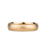 Yosemite Half Round Band 14k Yellow Gold 5mm wide by Corey Egan