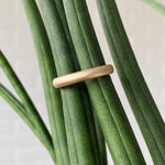 3mm Yellow gold Yosemite half round stippled texture wedding band 