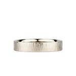 14k white gold Zion Band 4mm Wide by Corey Egan