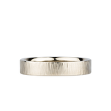 14k white gold Zion Band 4mm Wide by Corey Egan