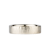 14k white gold Zion Band 5mm wide by Corey Egan
