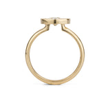 .45ct Round Aurora Engagement Ring - Old European Cut Diamond in Yellow Gold